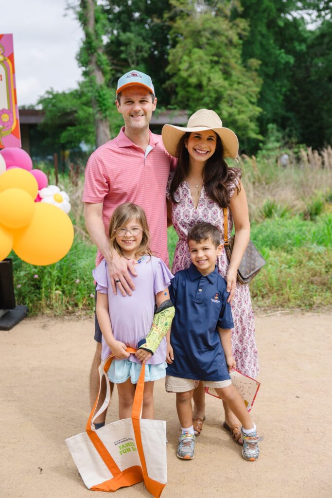 The Tyler & Roula Smith family at the Ambassadors for Texas Children’s Hospital Family Fun Day (Photo by Johnny Than)