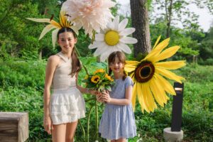Daughters of Caroline and Jake Sabat  enjoying the afternoon; Photo by Johnny Than for Jenny Antill