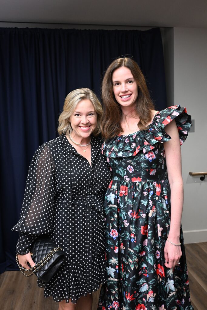 Sarah Barrett, Colleen Nichols at the Houston Classical Charter School gala. (Photo by Daniel Ortiz)