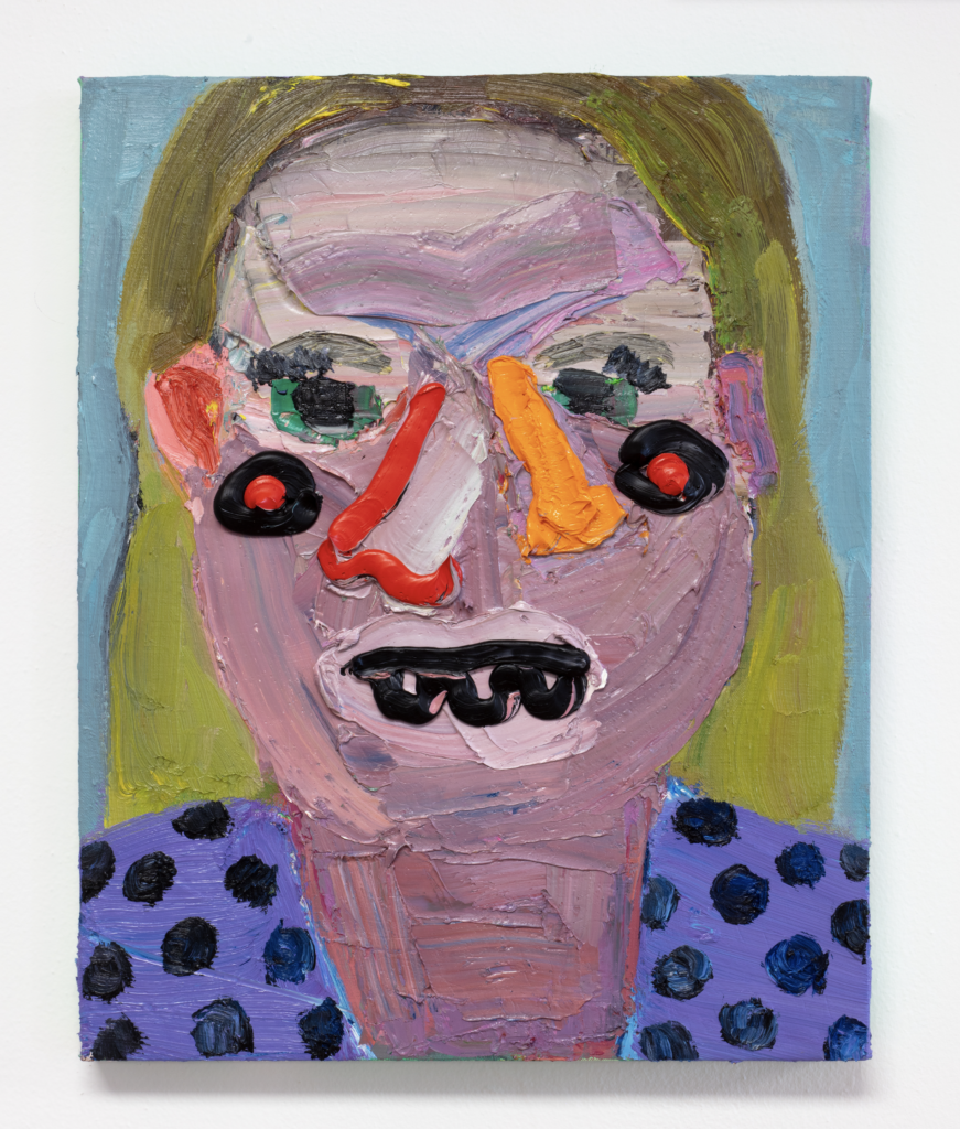 Georgina Gratrix's "The Artist as relic," 2023, at Proyectos Monclova