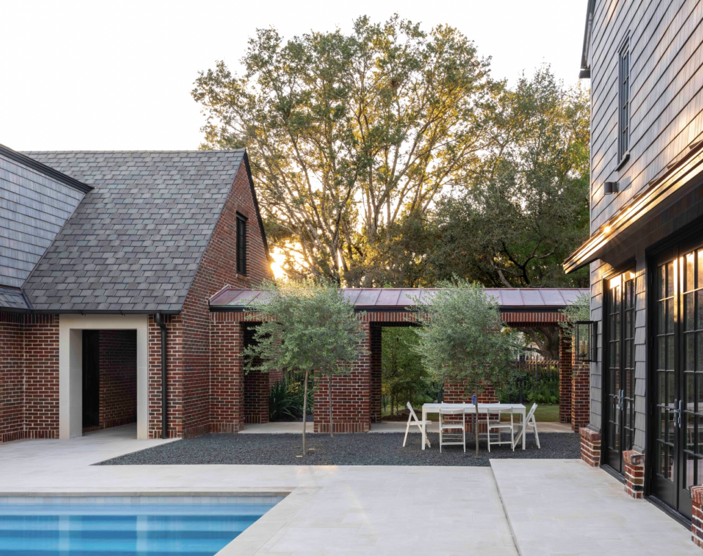 Cultivating unique outdoor spaces was essential. (Photography by Leonid Furmansky)