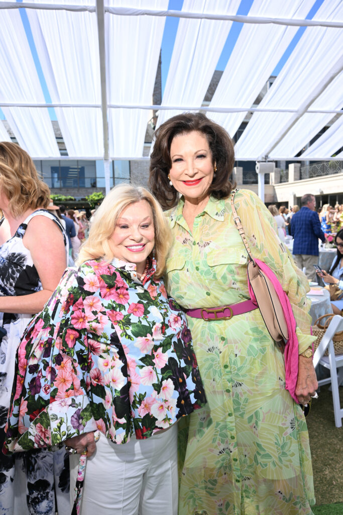 Sidney Faust, Betty Hrncir at the River Oaks tennis tournament luncheon.