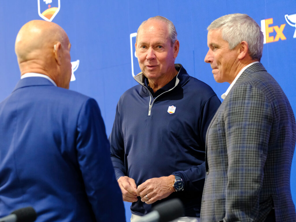 Jim Crane is used to deal with PGA Tour commissioner Jay Monahan to try and get what the Houston Open needs. (Photo by F. Carter Smith)