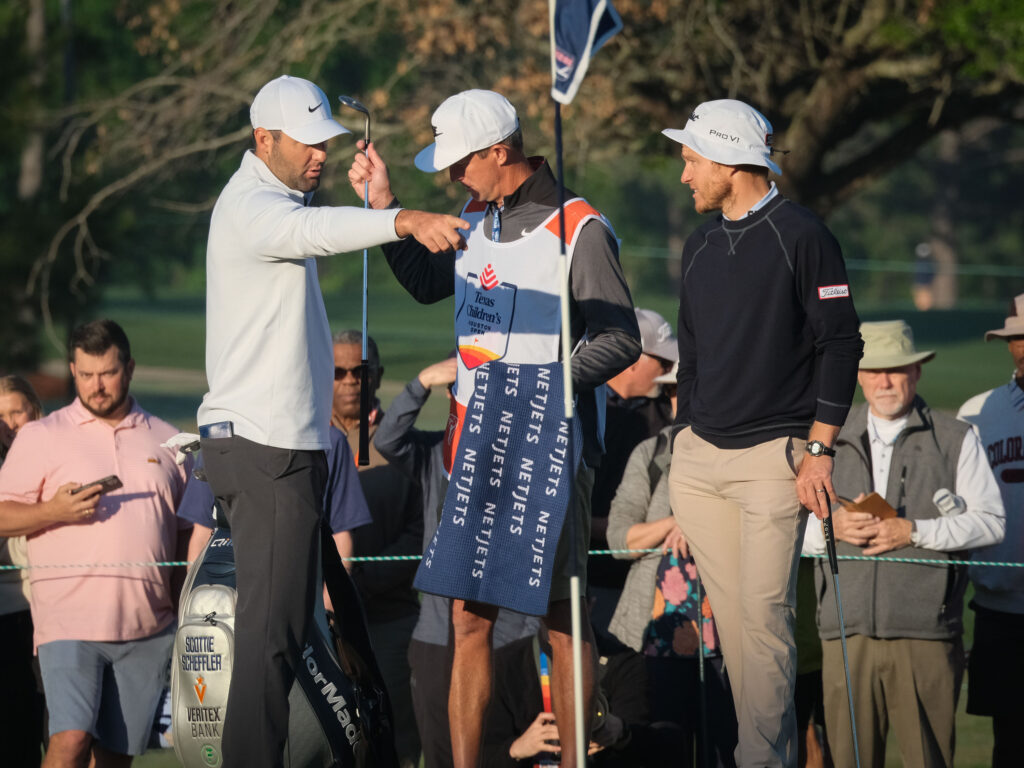 Scottie Scheffler points the way in the world of golf these days. (Photo by F. Carter Smith)