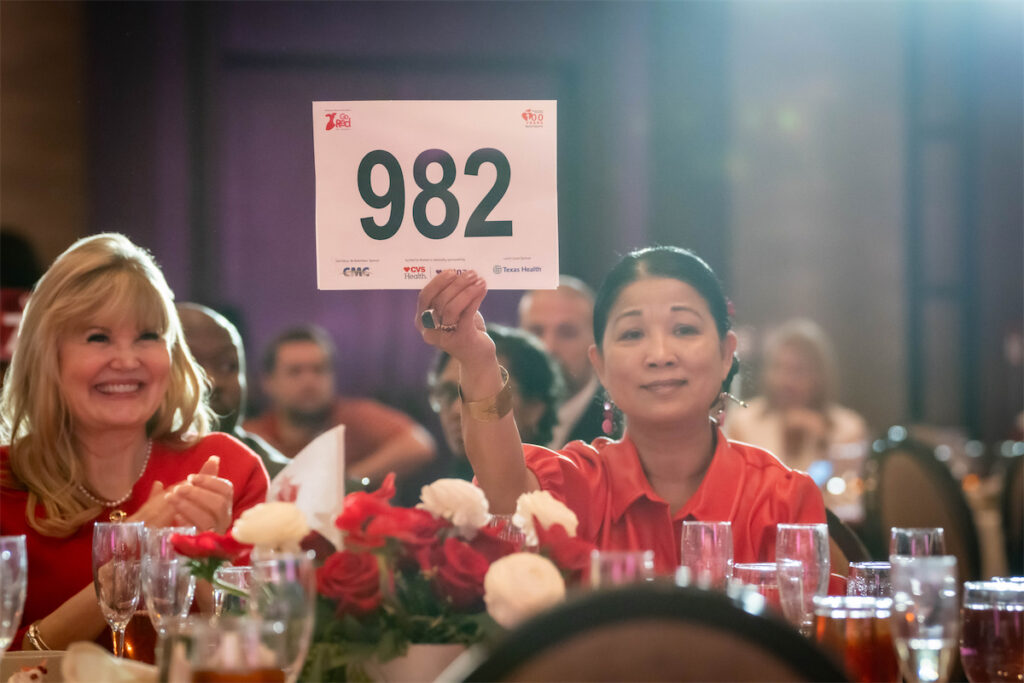 The Go Red for Women campaign supports women’s cardiovascular initiatives health by donating to support research and education. 