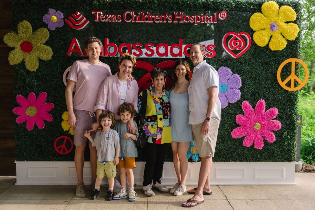 The Harris family at the Ambassadors for Texas Children’s Hospital Family Fun Day (Photo by Johnny Than)