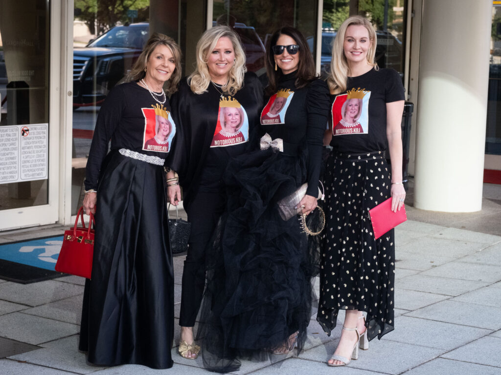 UH Distinguished Service Award winner Katrina Jackson had her own legion of T-shirt wearing fans. (Photo by F. Carter Smith)