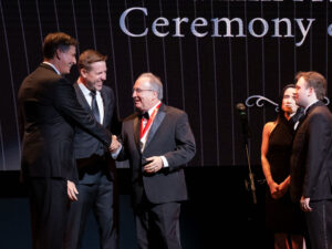 University of Houston 69th Alumni Awards Ceremony & Gala honoring Kelvin and Karen Sampson, Mark Berman and Kenny Rogers, among others was held at the Hobby Center