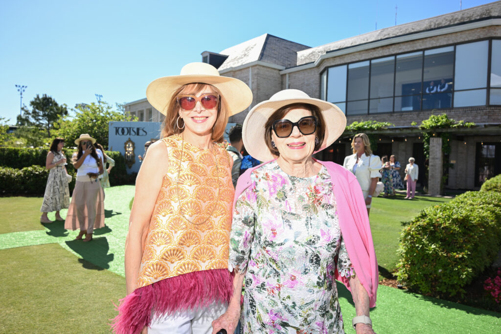 Vicky West, Mary Lynn Marks at the River Oaks tennis tournament luncheon.