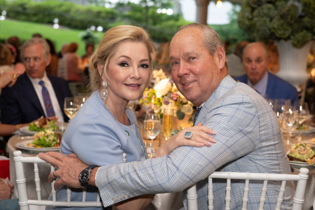 Whitney & Jim Crane at the Bayou Bend Garden Party (Photo by Wilson Parish)