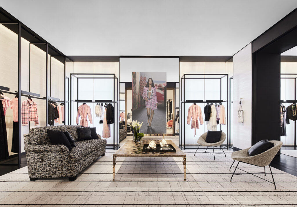 Chanel's newly expanded two-story boutique in Highland Park Village (Photo by BFA Photography )