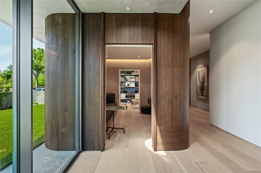 A peek inside the TV room.