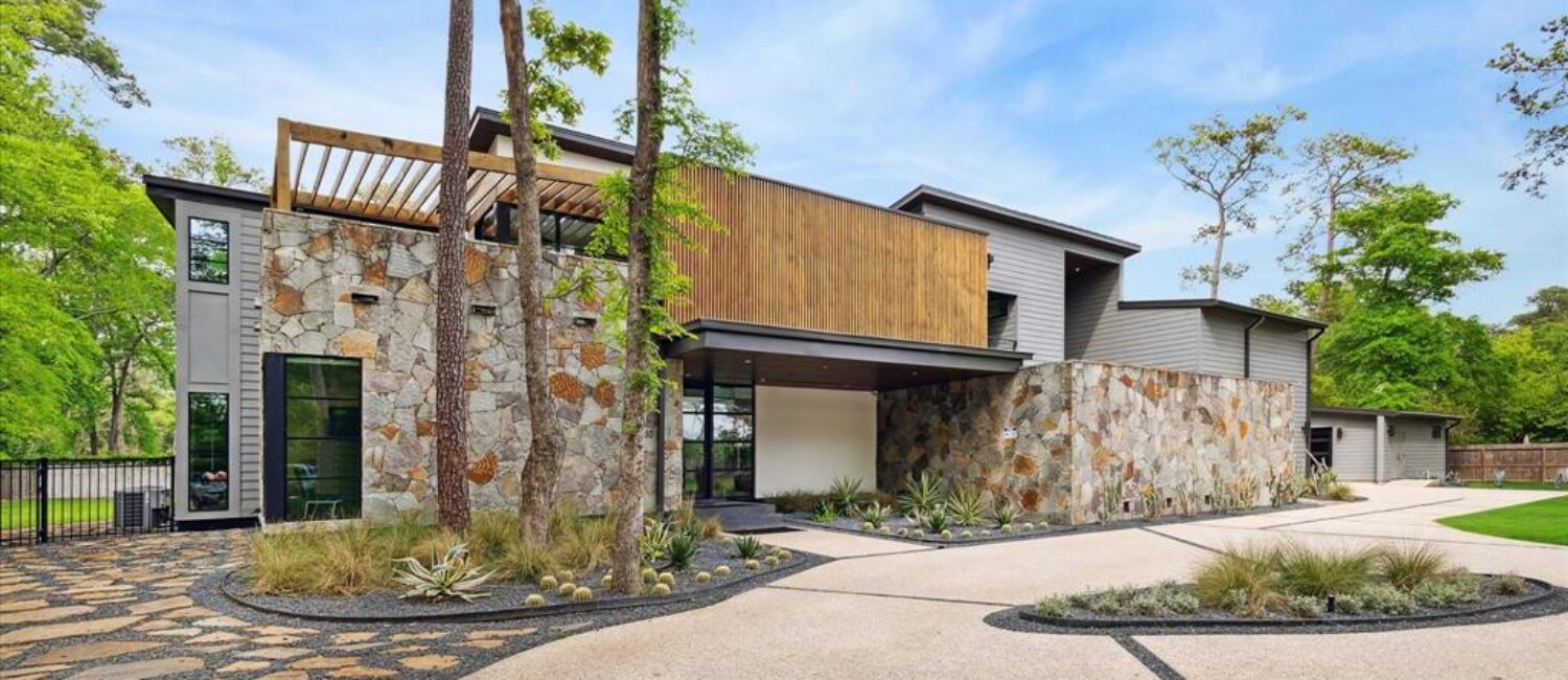 2610 S Wildwind Circle is a contemporary mansion in The Woodlands village of Grogan’s Mill. It’s on the market for just over $3.5 million. (Photo by TK Images)