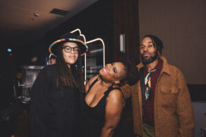 Arnea Williams, Josie Pickens, Tay Butler at the Project Row Houses 30th Anniversary Gala (Photo by David “Odiwams” Wright)