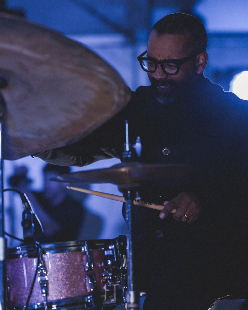 Percussionist Jamire Williams at Project Row Houses' 30th Anniversary Gala (Photo by David “Odiwams” Wright)