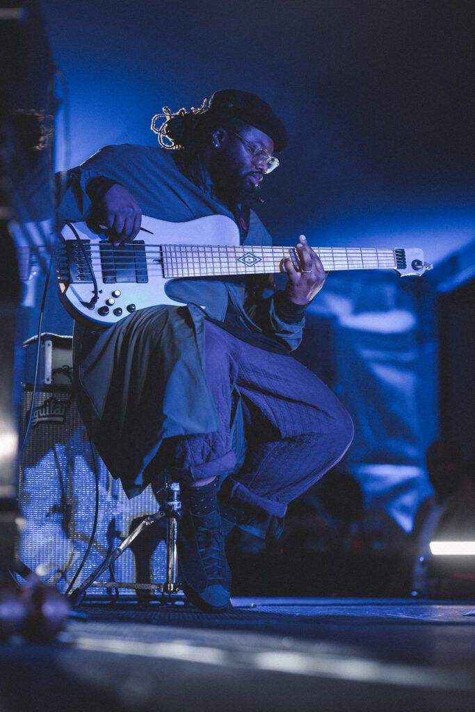 Bassist Burniss Earl Travis II at Project Row Houses' 30th Anniversary Gala (Photo by David “Odiwams” Wright)