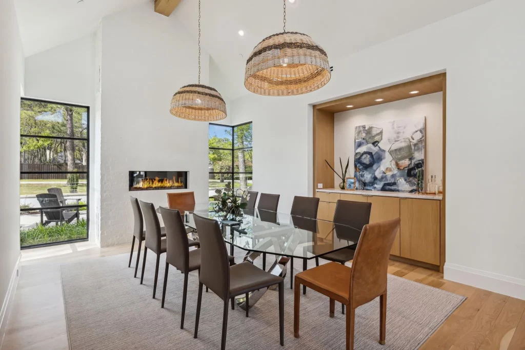 The dining room at 1901 E. Highland Street.