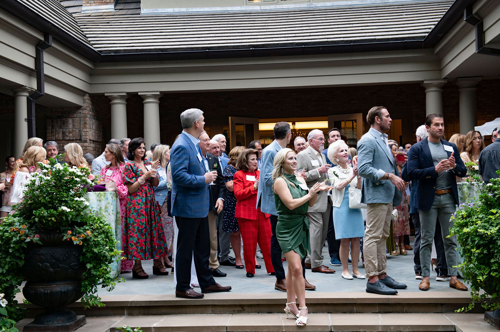 Guests at the Best's garden party (Photo by Tamytha Cameron)