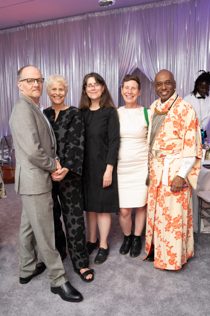 Aaron Parazette, Sharon Engelstein, Anna Mayer, Francesca Fuchs, Selven O'Keef Jarmon at Studio Menil Presents: Alphabet Soup (Photo by Daniel Ortiz)