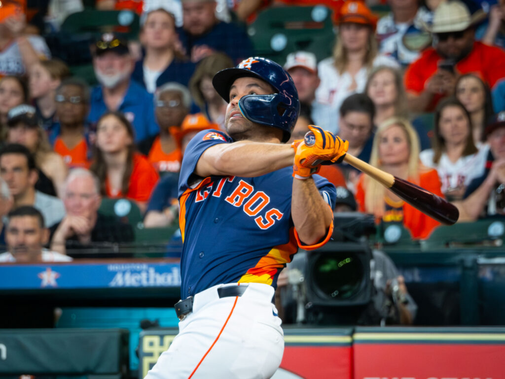 Jose Altuve brings a lot of power to the table for the Astros. (Photo by F. Carter Smith)
