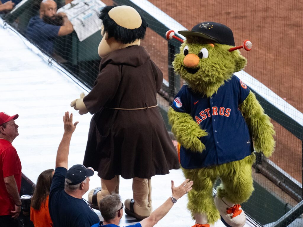 Orbit is still one of the most beloved Astros figures. (Photo by F. Carter Smith)
