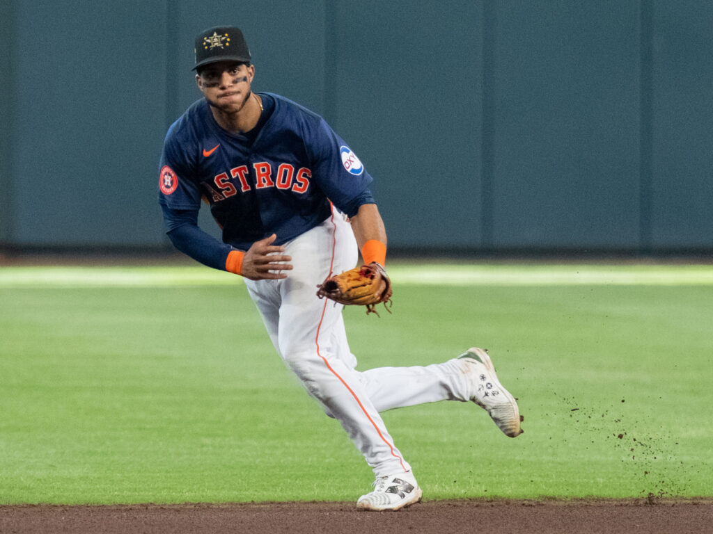 Houston Astros shortstop Jeremy Pena is a defensive wizard. (Photo by F. Carter Smith)