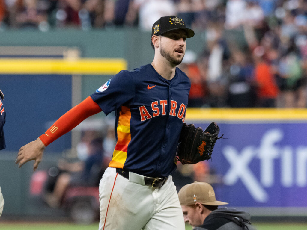 Kyle Tucker knows how to grab a moment — and he's getting even better at it for the Astros. (Photo by F. Carter Smith)