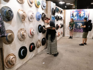 Big As Texas Music Festival had shopping at the Fairgrounds too. Vendors sold clothing, jewelry and hats. (Photo by F. Carter Smith)