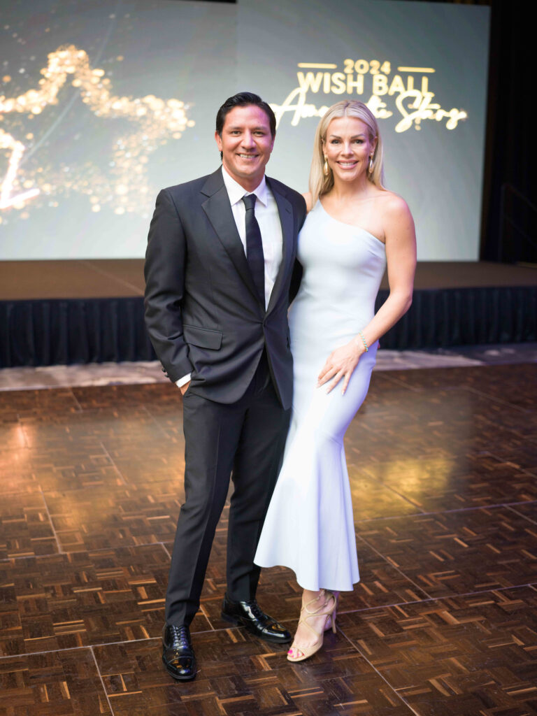 Brian Ching, Lindsey Yates at the Make-A-Wish gala (Photo by Daniel Ortiz)