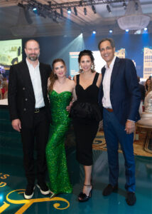 Chris Jennings, Rochelle Gores, Lisa and Armand Sadoughi (Photo by Tamytha Cameron)