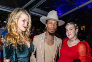 Christa Havican, Ryan O. Harris, Sara Darro at CAMH 75th Gala (photo by Emily Jaschke)