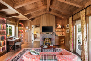 Churchill Cottage living room San Ysidro Ranch