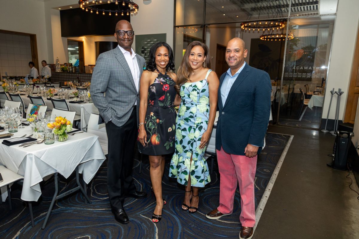 Co-Chairs Derrick and Roslyn Mitchell and Heidi and Marcus Smith; Photo by Melissa Taylor