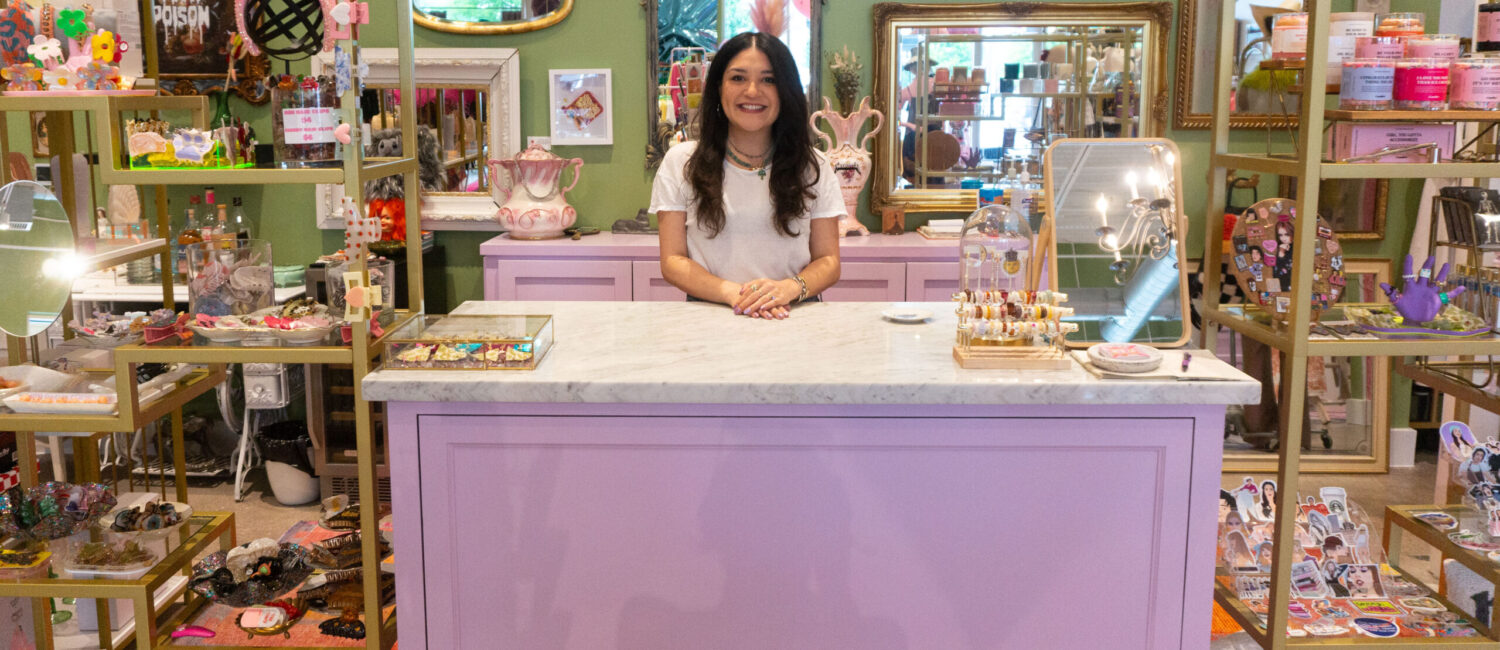 Owner Cara Carbajal at The Pop-Up Co-Op (Photo by Sofia Westerman)
