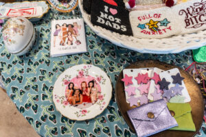 Cara Carbajal’s upcycled China at The Pop-Up Co-Op (Photo by Sofia Westerman)