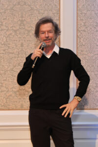 Comedian David Spade told plenty of jokes at The Broach Foundation dinner