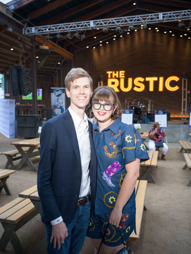 Davis Hance & Kittsie Klaes at the Cattle Baron's Ball kick-off held at The Rustic Downtown. 