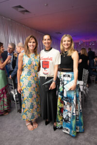 Debbie Hurwitz, Lisa Holthouse, Stephanie Cockrell at Studio Menil Presents: Alphabet Soup (Photo by Daniel Ortiz)