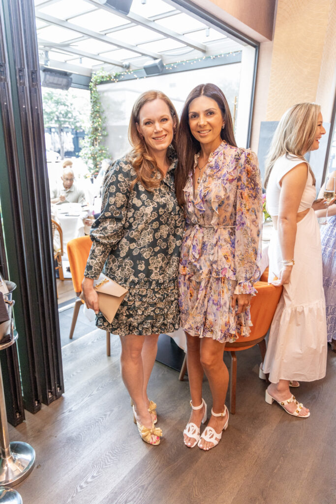 Emily Catherine Riggs, Anooshea Taghdisi at the de Boulle Diamond & Jewelry lunch at Bari (Photo by Jordan Geibel)