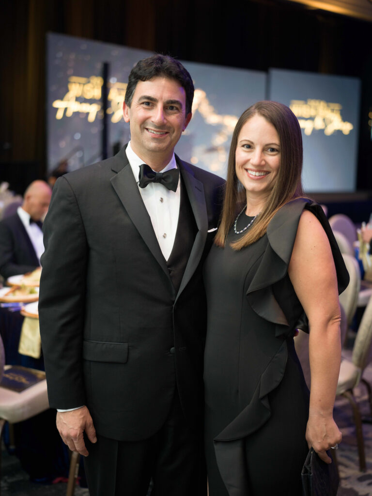 Eric & Melissa Schafer at the Make-a-Wish gala (Photo by Daniel Ortiz)
