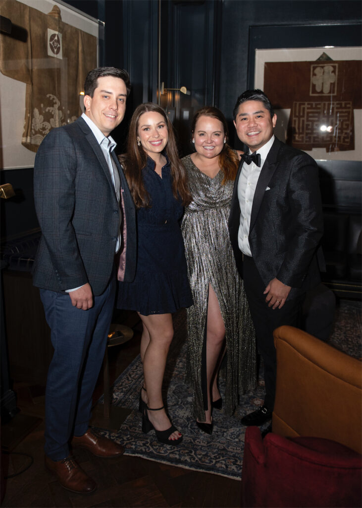 Garrett Schulze, Olivia Burgin and Heather and Rob Liu