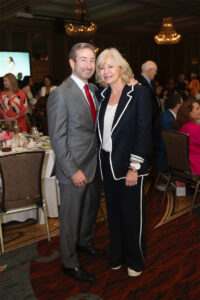 Genesis Women’s Shelter & Support dallas luncheon Ashlee and Chris Kleinhert (Photo by Tamytha Cameronv)