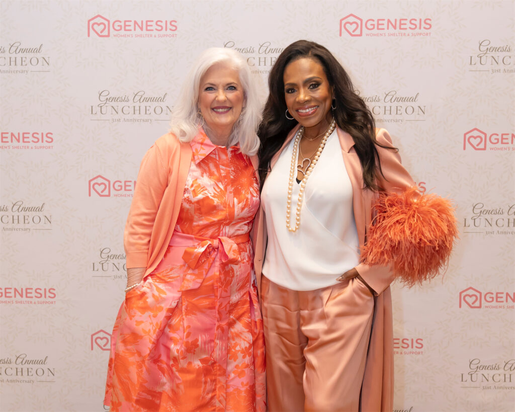 Jan Langbein, CEO of Genesis Women's Shelter, and Sheryl Lee Ralph (Photo by Tamytha Cameronv)