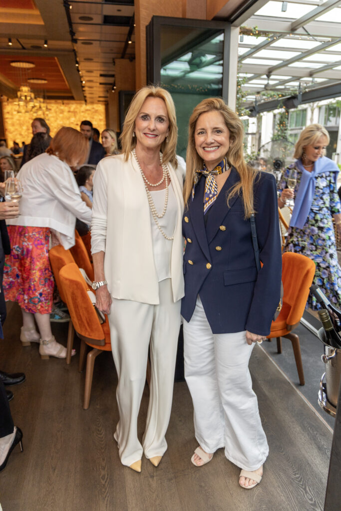 Genny McIntyre, Kim Bereswill at the de Boulle Diamond & Jewelry lunch at Bari (Photo by Jordan Geibel)