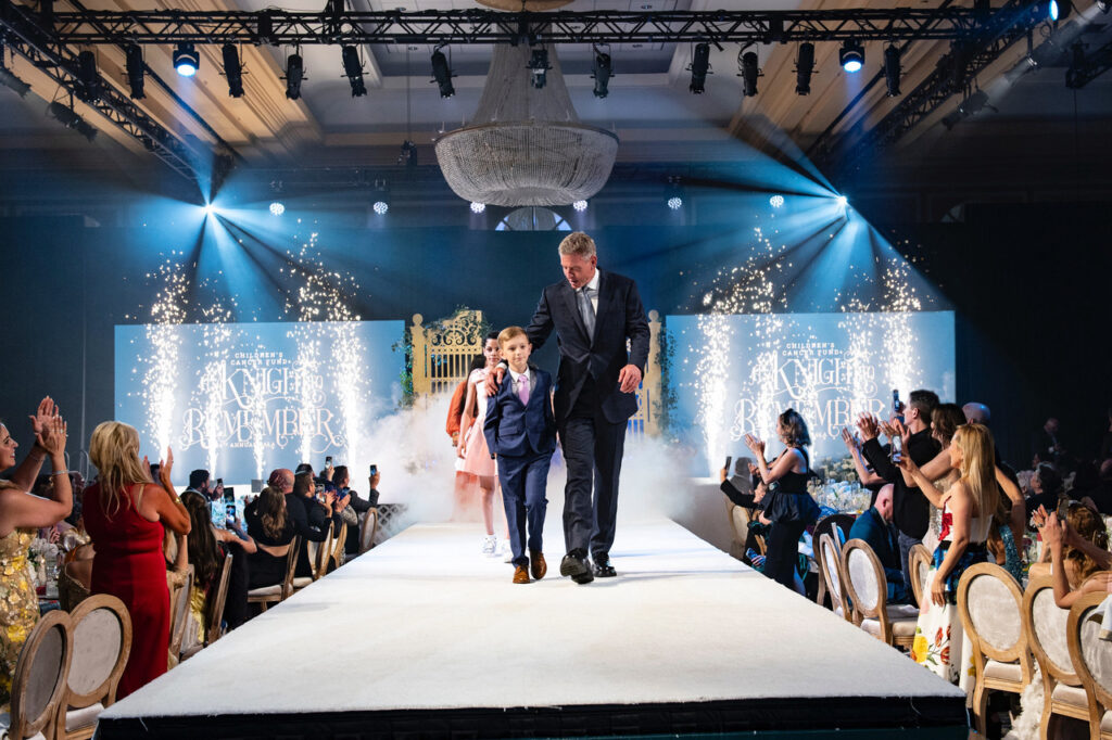 The grand finale of the 2024 Children's Cancer Fund Gala in Dallas. (Photo by Tamytha Cameron)