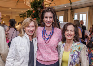 Sandra Moffet, Phoebe Tudor, Leticia Loya at Houston Center for Contemporary Craft Spring Luncheon 2024 (Photo by Katy Anderson)