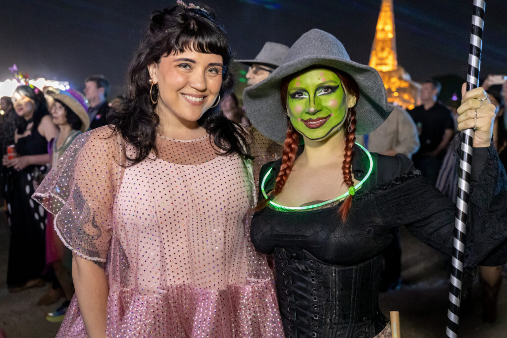 Hannah Bull, Brenna Rogers at the Orange Show Art Car Ball (Photo by Emily Jaschke) 