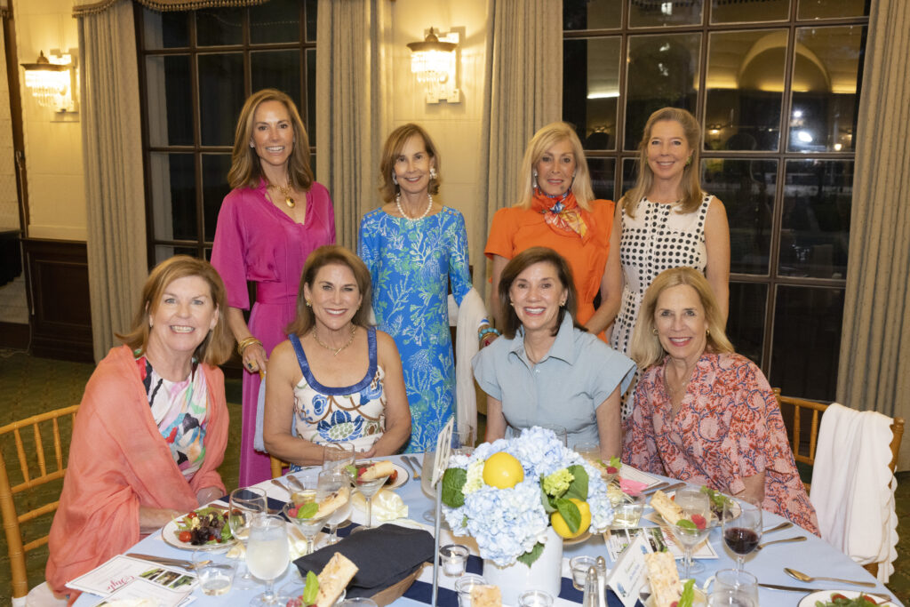 Back Row - Teresa Hubbard, Mary Perry, Janis Brous, and Anne Marie Bratton. Front Row - Patricia Ryan, Julie Kleberg, Michele Arnot, and Kaydee Bailey. (Photo by Sharon Ellman)