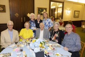Hidden Gardens – Back Row – Terri Gill, Jerre Tracy, Teri Kramer. Front Row – Joe Monteleone, Lezlie Monteleone, Raymond B. Kelly, Ellen Kelly, and David Tracy. (Photo by Sharon Ellman)