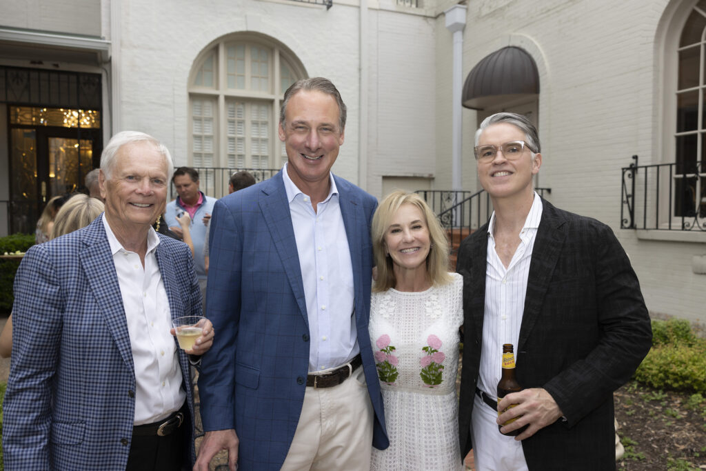 George Bradford, Scott Price, Missy Walters, and Donald Huber. (Photo by Sharon Ellman)